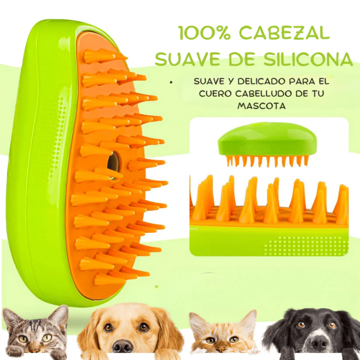 CEPILLO PARA MASCOTAS A VAPOR